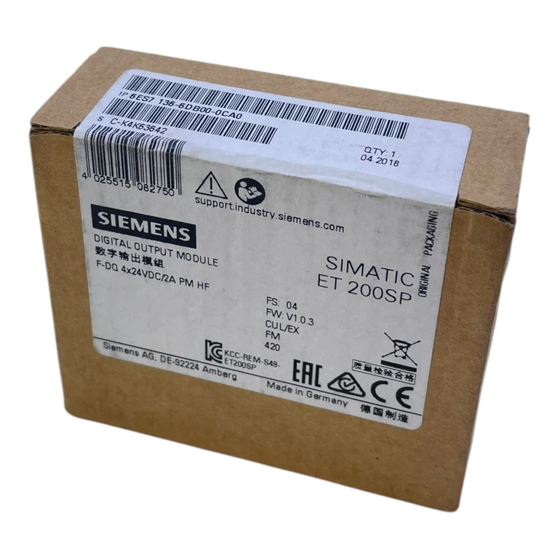 Siemens 6ES7136-6DB00-0CA0 SPS-Elektronikmodul SIMATIC ET200SP Industrie Einsatz