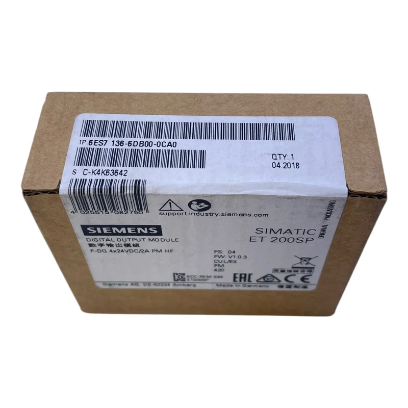 Siemens 6ES7136-6DB00-0CA0 SPS-Elektronikmodul SIMATIC ET200SP Industrie Einsatz