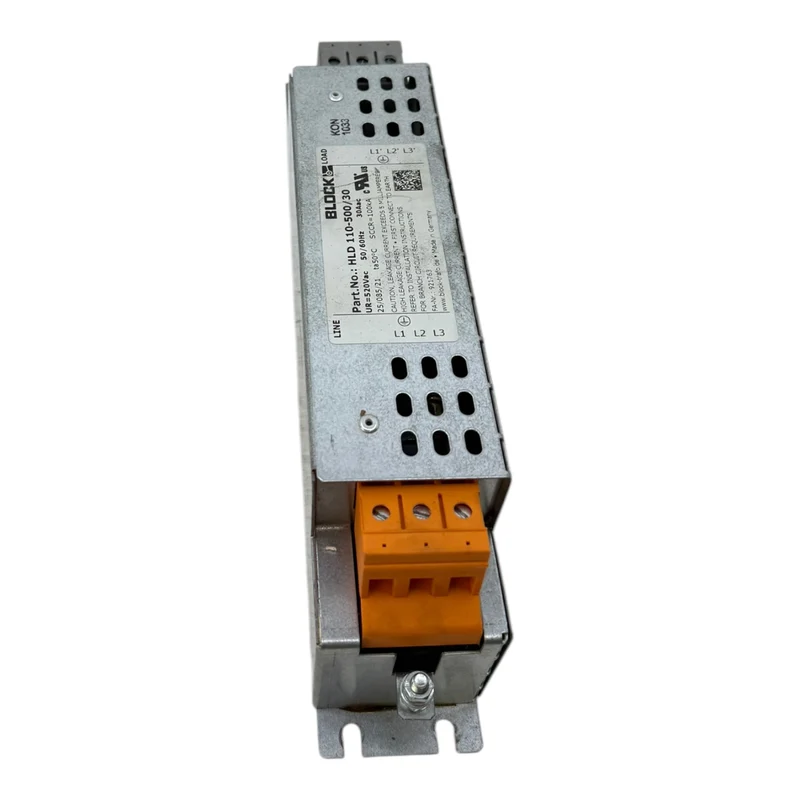 Block HLD110-500/30 Funk-Entstörfilter für industriellen Einsatz Entstörfilter