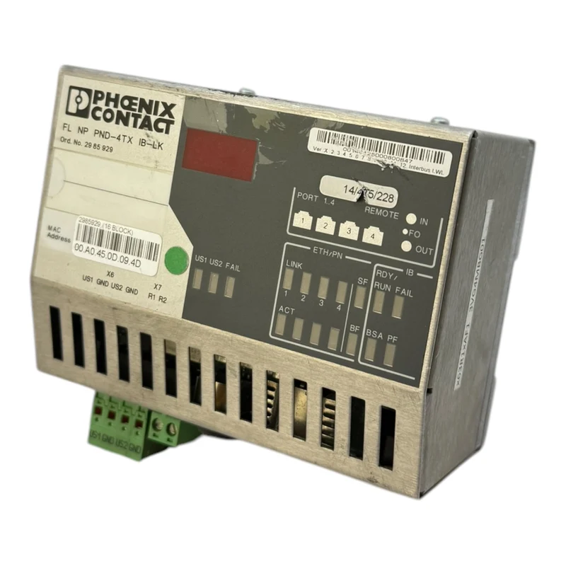 Phoenix Contact 2985929 FLNPPND-4TXIB-LK Proxy für PROFINET-RT Industrie Einsatz