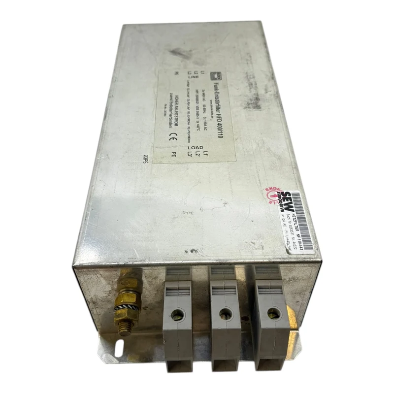Block HFD400/110 Funk-Entstörfilter für industriellen Einsatz Funk-Entstörfilter