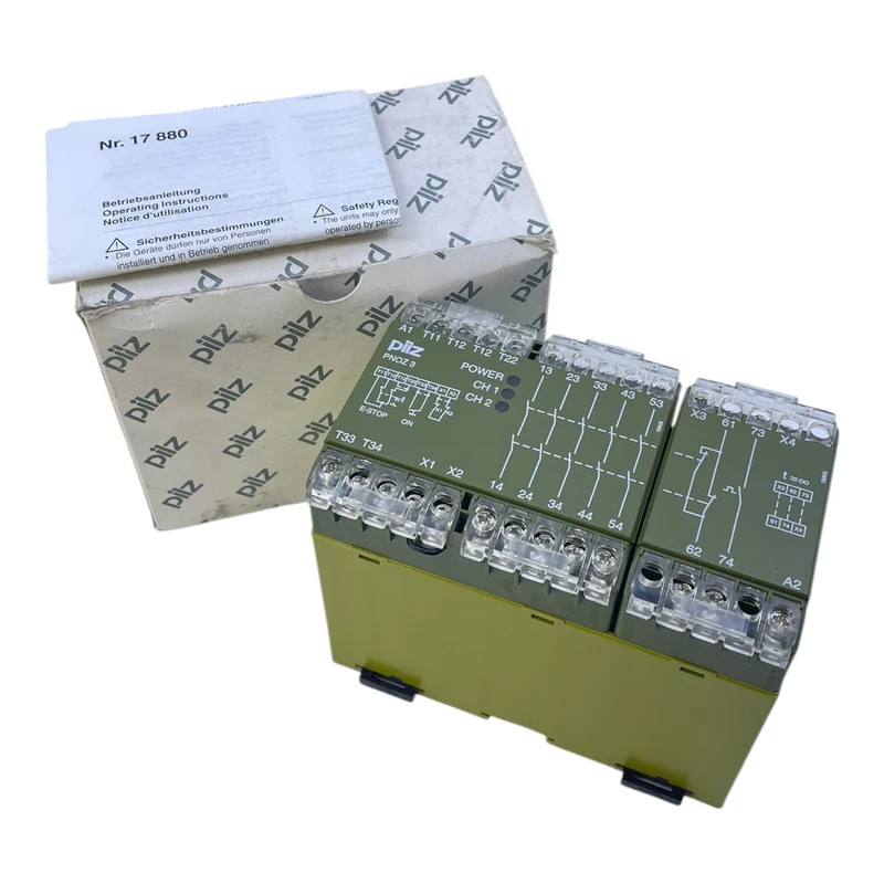 Pilz PNOZ 3 24V DC 5S1Ö Sicherheitsrelais 474894 für industriellen Einsatz