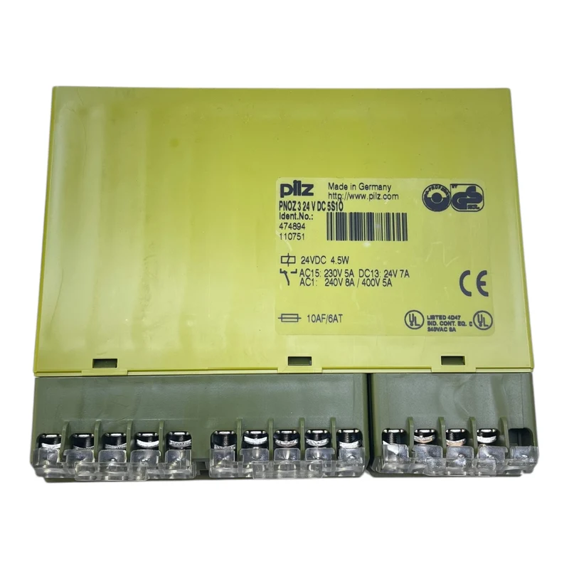 Pilz PNOZ 3 24V DC 5S1Ö Sicherheitsrelais 474894 für industriellen Einsatz
