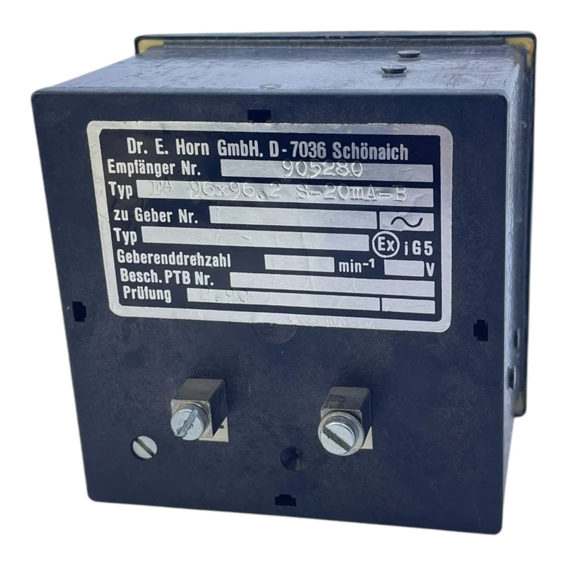 DR.E.Hornel EA 96x96.2 S-20mA-B Geschwindigkeitsmesser für industriellen Einsatz