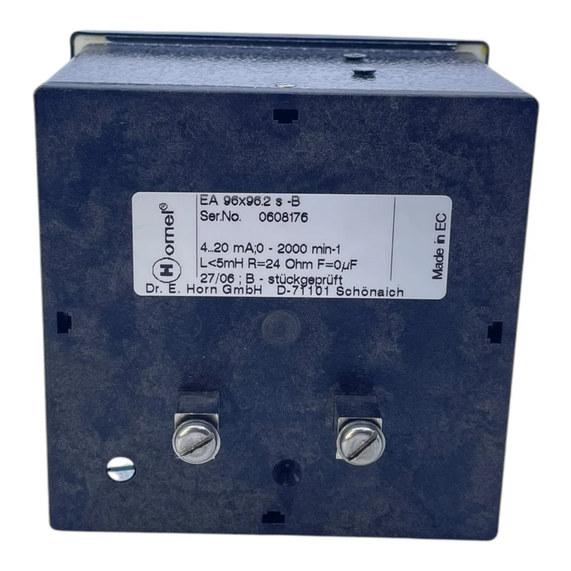 DR.E.Hornel EA 96x96.2 s-B Geschwindigkeitsmesser für industriellen Einsatz