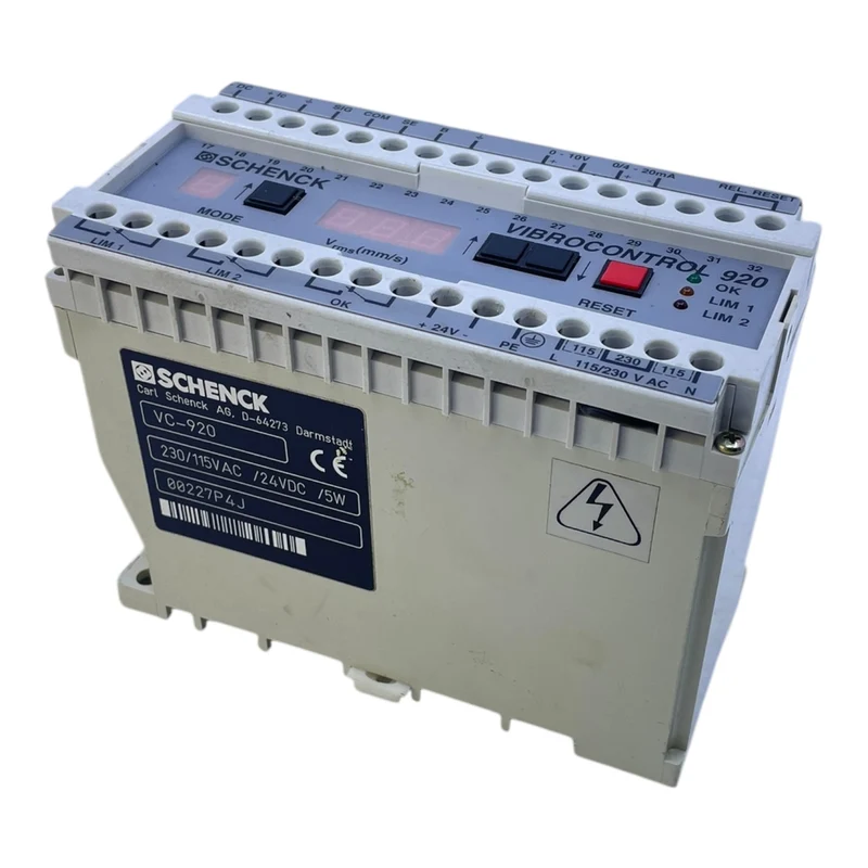 Schenck VC-920 Vibrocontrol920 Condition Monitoring System Industrie Einsatz