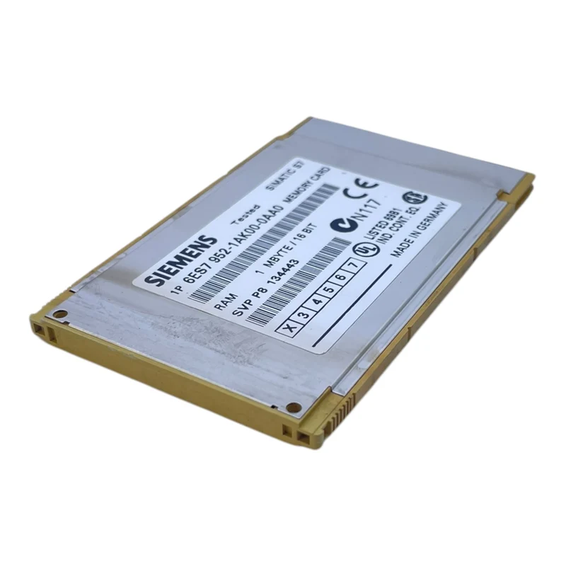 Siemens 6ES7952-1AK00-0AA0 Speicherkarte 1 MBYTE 16BIT für industriellen Einsatz