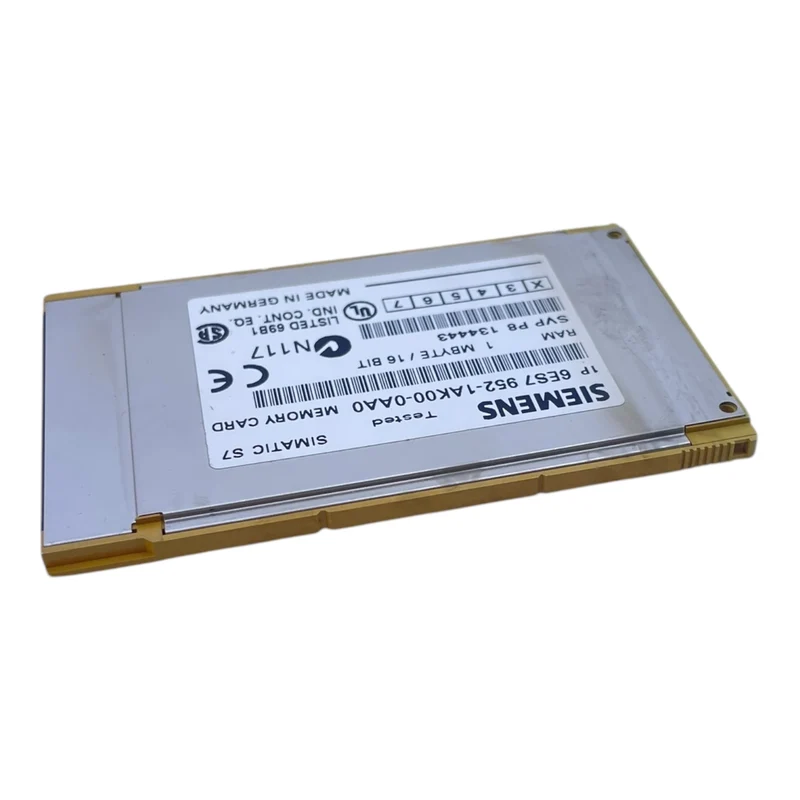 Siemens 6ES7952-1AK00-0AA0 Speicherkarte 1 MBYTE 16BIT für industriellen Einsatz