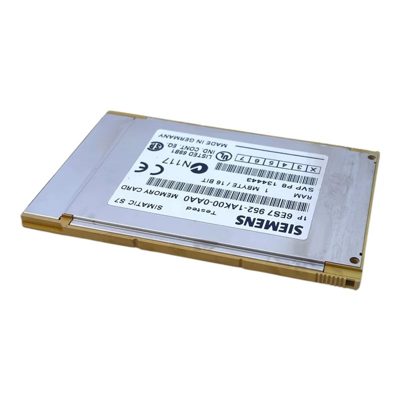 Siemens 6ES7952-1AK00-0AA0 Speicherkarte 1 MBYTE 16BIT für industriellen Einsatz