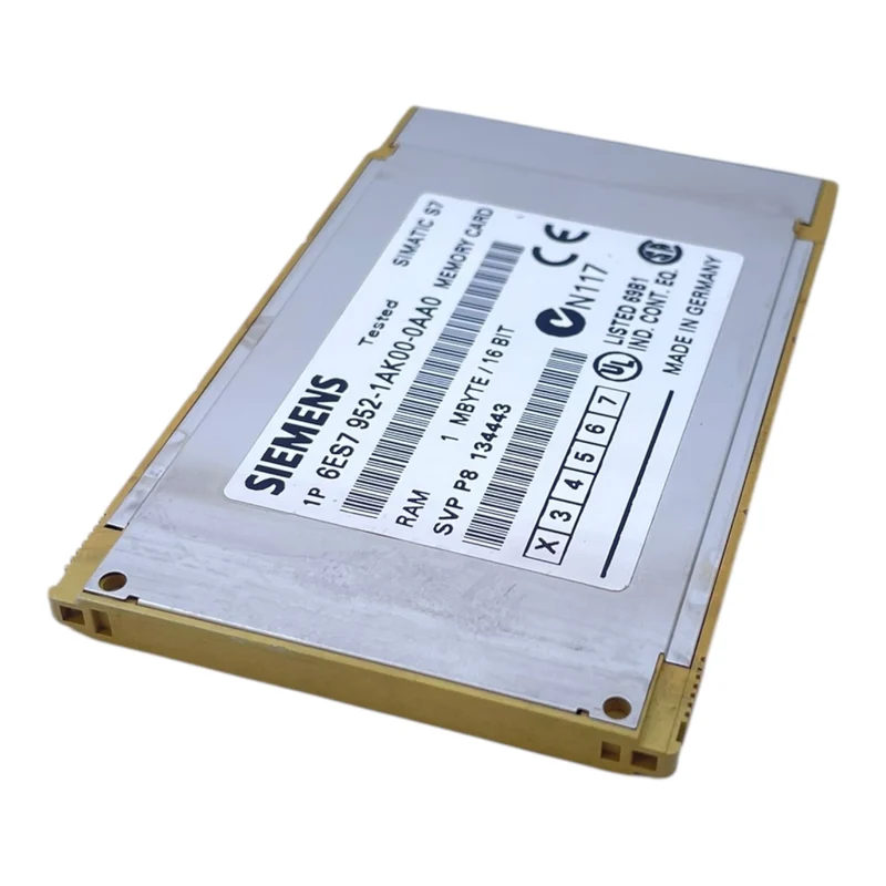 Siemens 6ES7952-1AK00-0AA0 Speicherkarte 1 MBYTE 16BIT für industriellen Einsatz