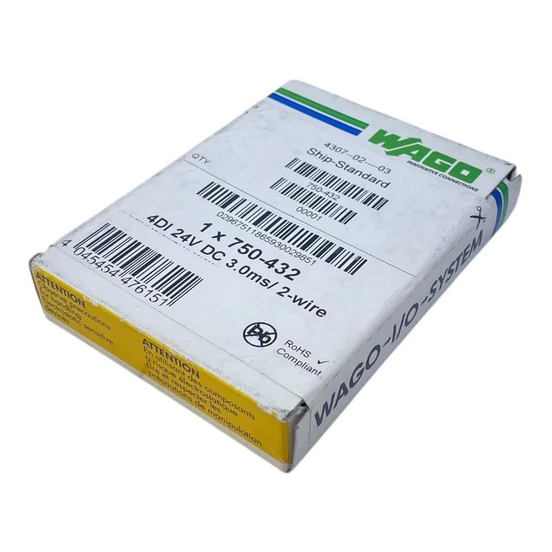 Wago 750-432 SPS-E/A Modul für E/A-System 4DI 24V DC für industriellen Einsatz