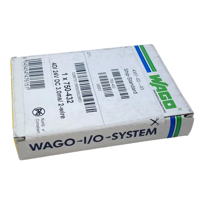 Wago 750-432 SPS-E/A Modul für E/A-System 4DI 24V DC für industriellen Einsatz