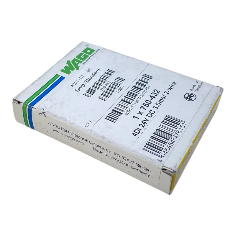 Wago 750-432 SPS-E/A Modul für E/A-System 4DI 24V DC für industriellen Einsatz