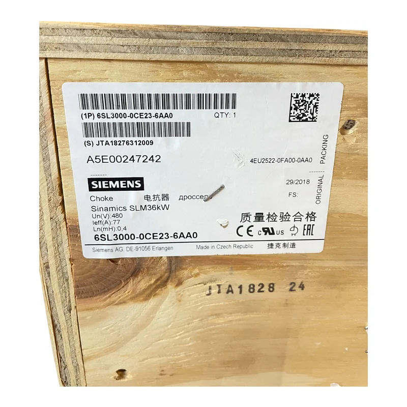 Siemens 6SL3000-0CE23-6AA0 Netzdrossel für 36 kW Smart Line Module Industrie