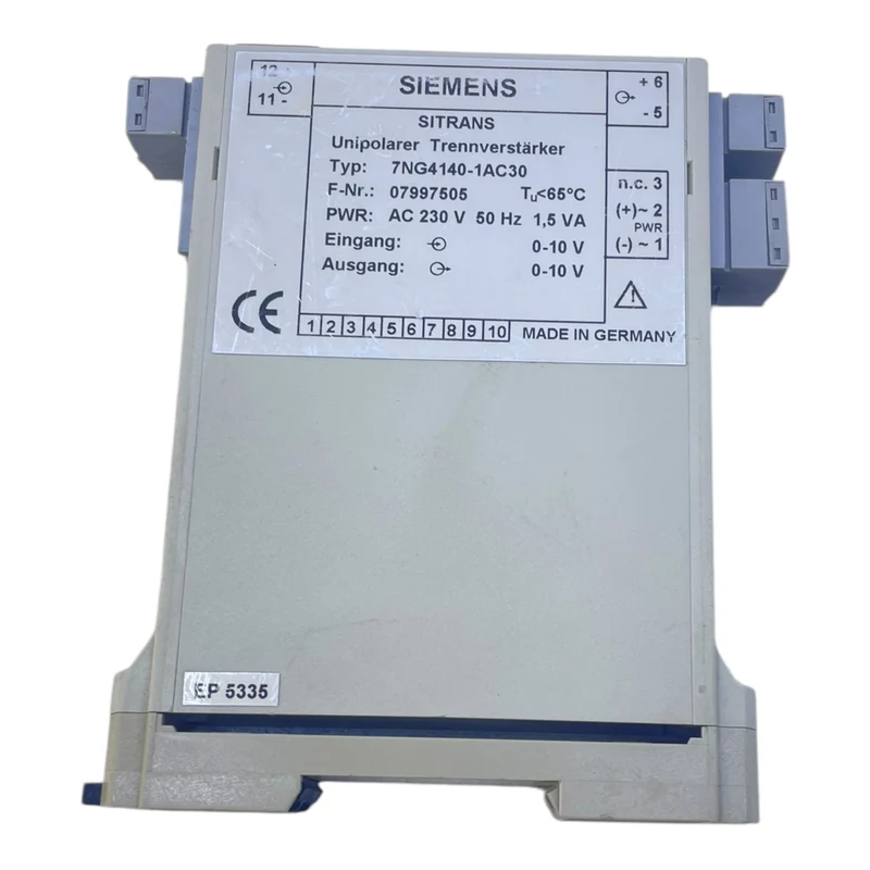 Siemens 7NG4140-1AC30 Trennverstärker für den industriellen Einsatz Verstärker