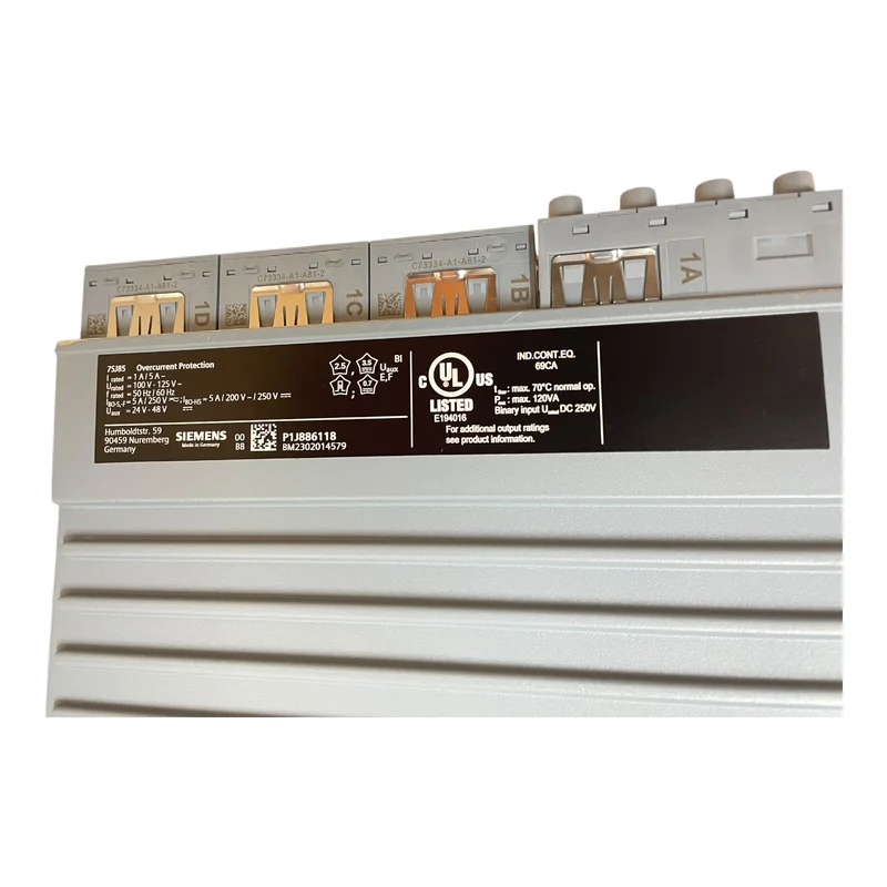 Siemens P1J886118 7SJ85 SIPROTEC Überstromzeitschutz industriellen Einsatz