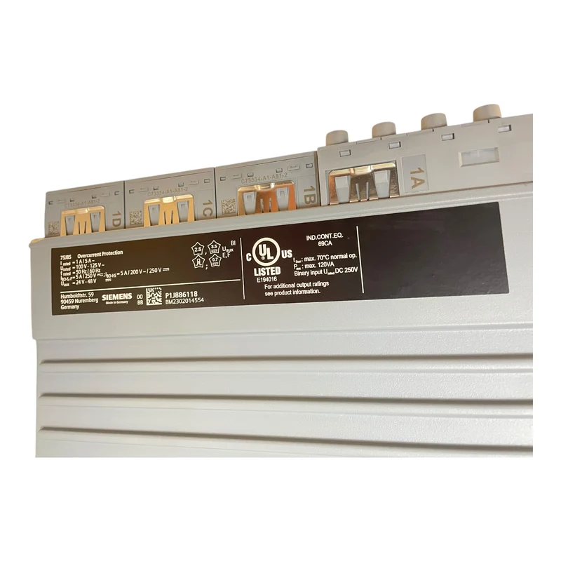 Siemens P1J886118 7SJ85 SIPROTEC Überstromzeitschutz für industriellen Einsatz