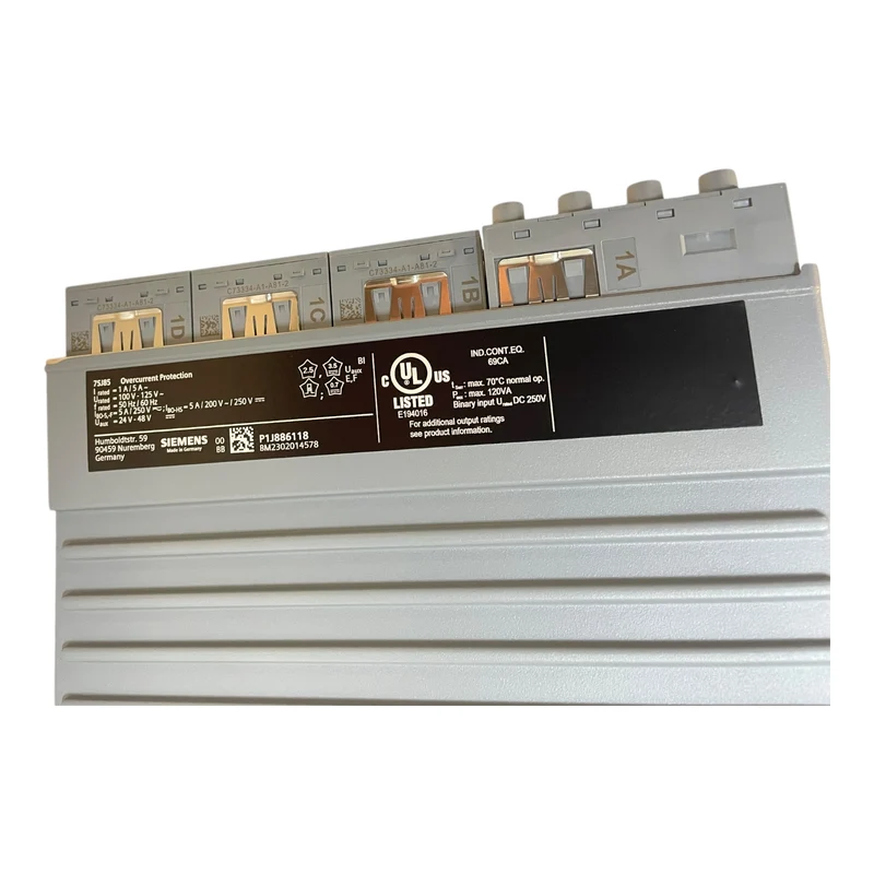 Siemens P1J886118 7SJ85 SIPROTEC Überstromzeitschutz für industriellen Einsatz