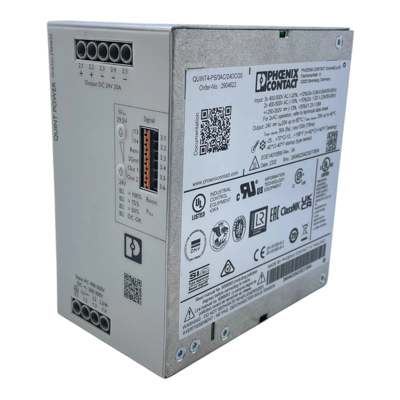 Phoenix Contacts QUINT4-PS/3AC/24DC/20 DIN-Schienen Netzteil 2904622 industriell