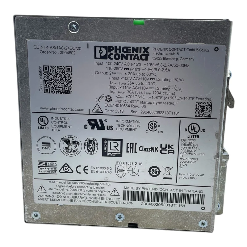 Phoenix Contact Quint4-PS/1AC/24DC/20 Hutschienen-Netzteil 2904602 industriell