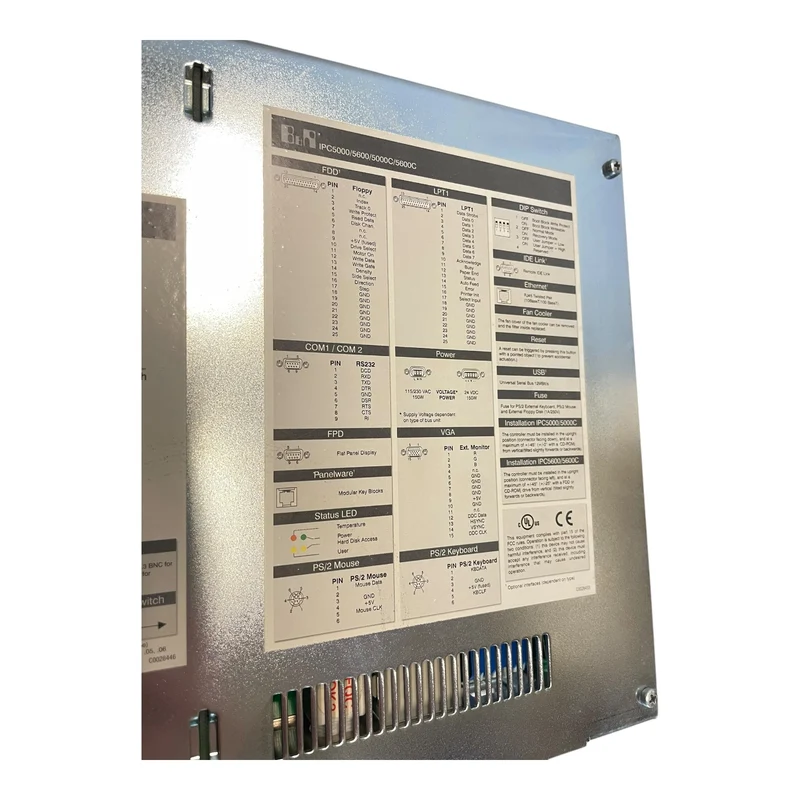 B&R IPC5000 5D5500.06 PC mit Bedienpanel für industriellen Einsatz