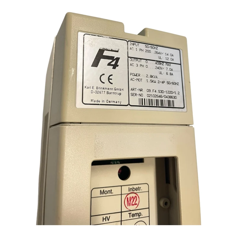 KEB 09.F4.S3D-1220/1.2 1,5kW Frequenzumrichter für industriellen Einsatz