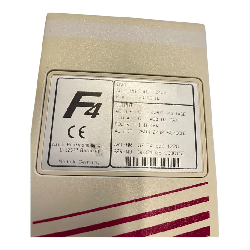 KEB 07.F4.S2C-1220 750W Frequenzumrichter für industriellen Einsatz