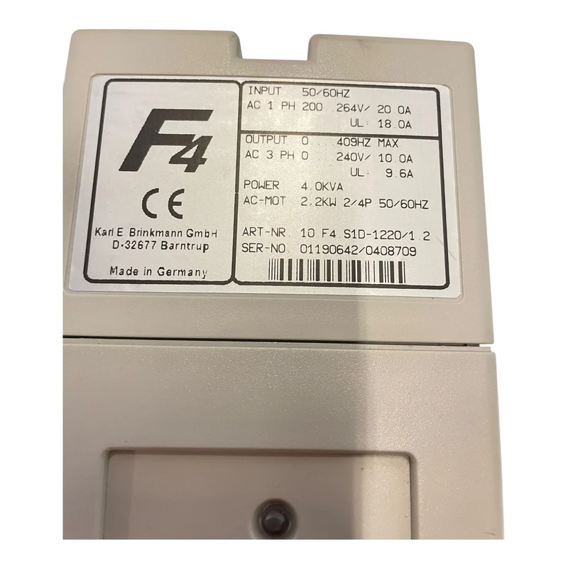 KEB Frequenzumrichter 2,2kW 10.F4.S1D-1220/1.2 Umrichter für Industrie Einsatz