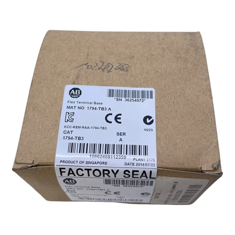 Allen Bradley 1794-TB3A Flex Terminal Base für industriellen Einsatz