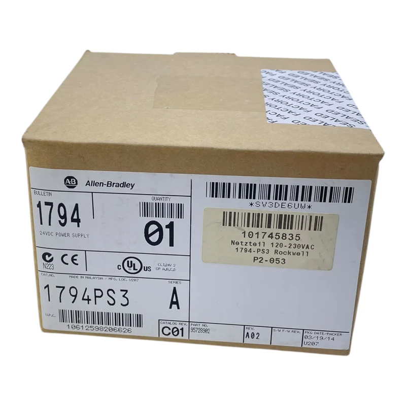 Allen Bradley 1794-PS3 Netzteil für industriellen Einsatz 1794-PS3 Netzteil