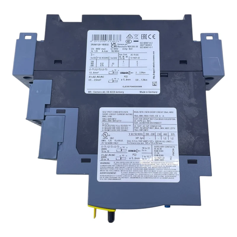 Siemens 3RA6120-1BB32 Kompaktabzweig SIRIUS Siemens 3RA6120-1BB32 Kompaktabzweig
