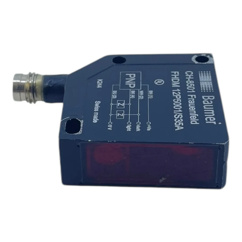 Baumer FHDM 12P5001/S35A Kubisch Optischer Sensor Baumer FHDM 12P5001/S35ABaumer