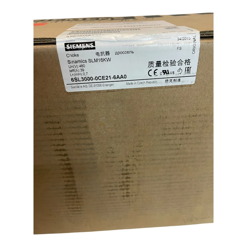 Siemens 6SL3000-0CE21-6AA0 SINAMICS Netzdrossel für 16kW Smart Line Modul