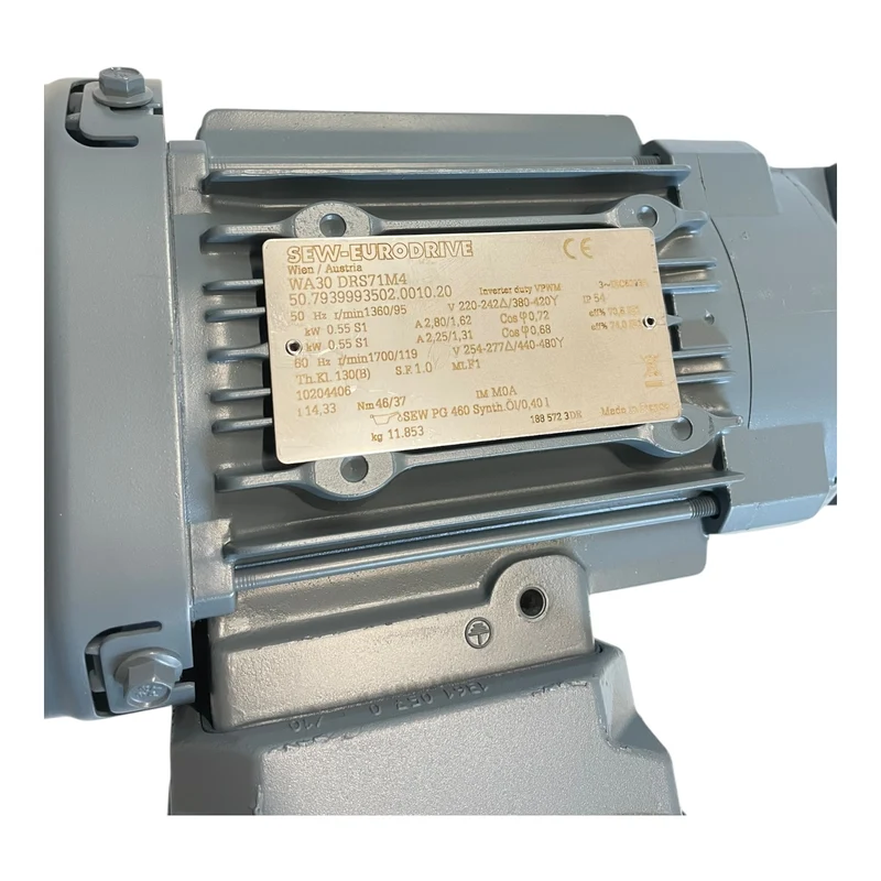 SEW WA30DRS71M4 Getriebemotor 0,55kW für industriellen Einsatz Getriebemotor