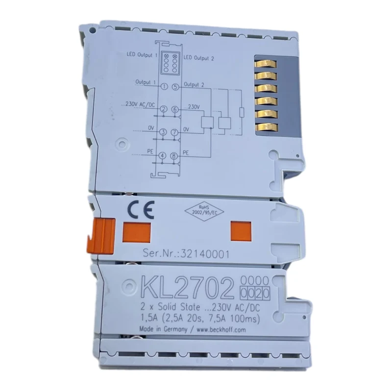 Beckhoff KL2702 Busklemme Beckhoff KL2702 Busklemme Beckhoff KL2702 Busklemme
