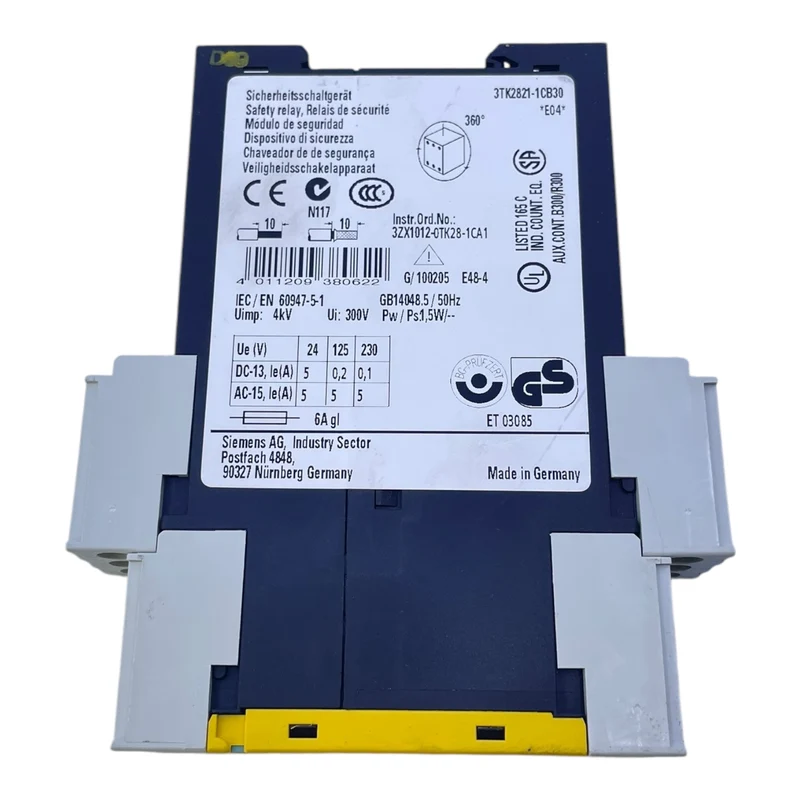 Siemens 3TK2821-1CB30 Sicherheitsrelais Siemens 3TK2821-1CB30 Sicherheitsrelais