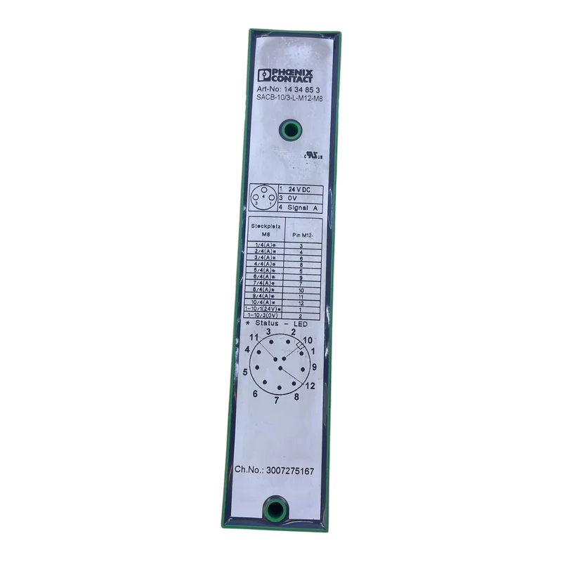 Phoenix Contact 1434853 SACB-10/3-L-M12-M8 Verteilerbox 1434853 SACB-10/3-L-M12-