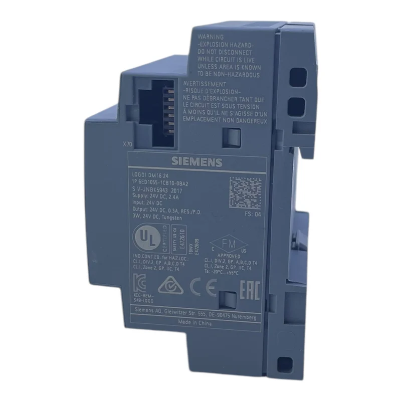 Siemens 6ED1055-1CB10-0BA2 LOGO! DM1624 Erweiterungsmodul Industrie Einsatz