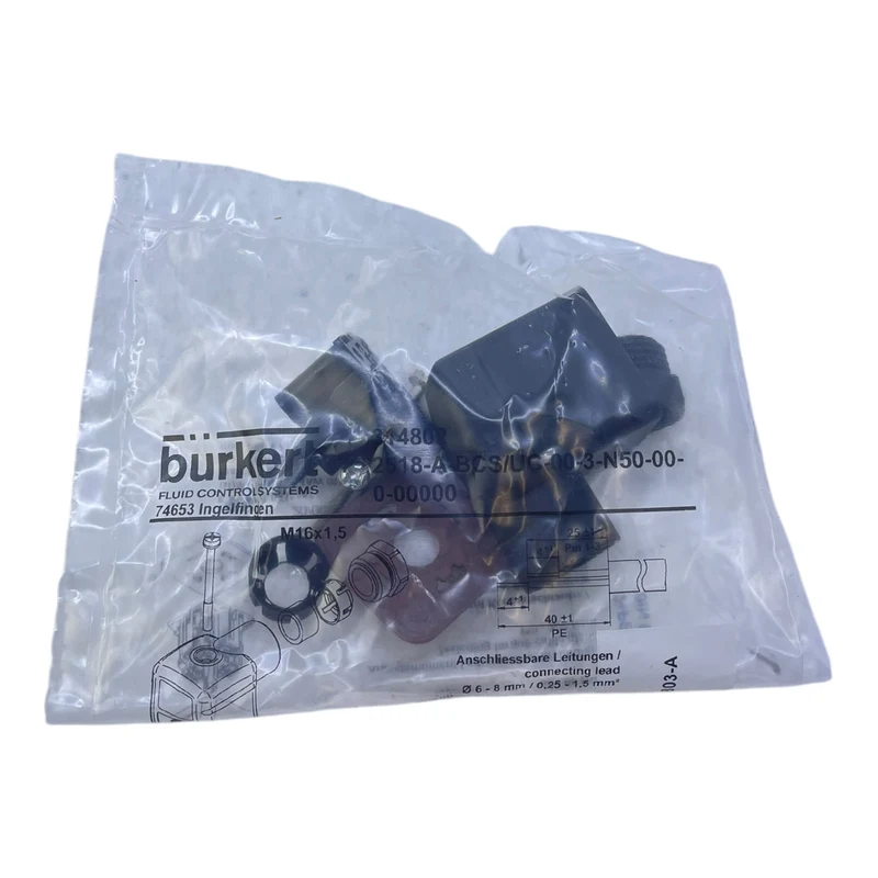 Bürkert 314802 Gerätesteckdose VE: 2stk/pcs für industriellen Einsatz