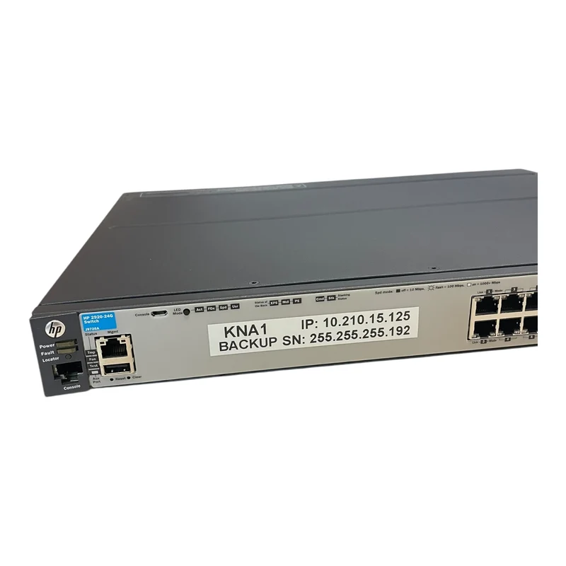 HP J9726A Ethernet Schalter für industriellen Einsatz