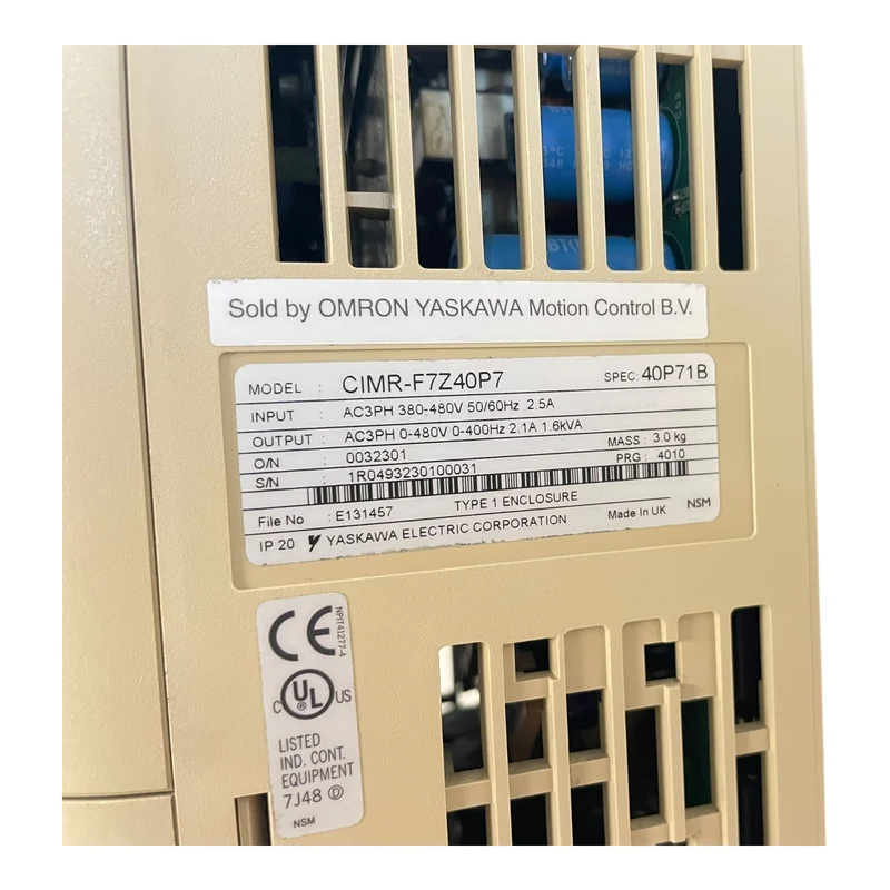 Omron CIMR-F7Z40P7 Frequenzumrichter für industriellen Einsatz