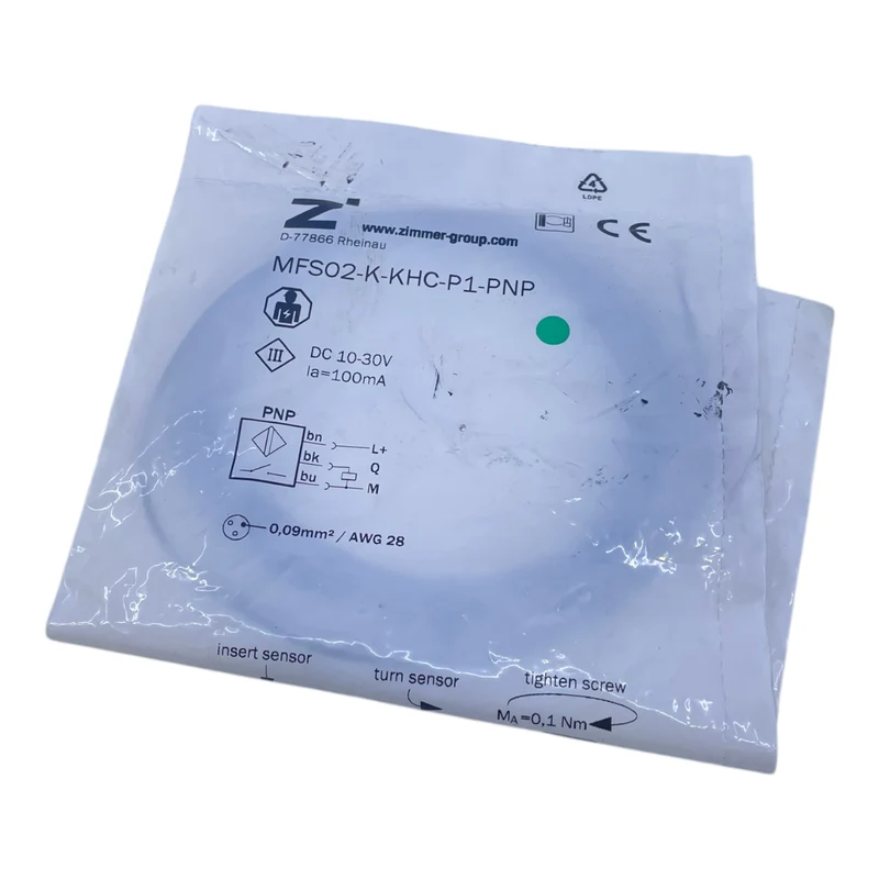 Zimmer Group MFS02-K-KHC-P1-PNP Magnetfeldsensor Zimmer Group MFS02-K-KHC-P1-PNP
