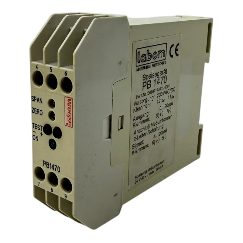 Labom PB1470 Meßumformer Speisegerät Labom PB1470 Meßumformer Speisegerät Labom