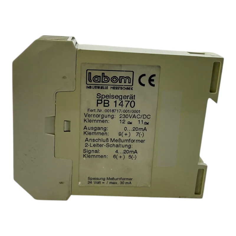 Labom PB1470 Meßumformer Speisegerät Labom PB1470 Meßumformer Speisegerät Labom