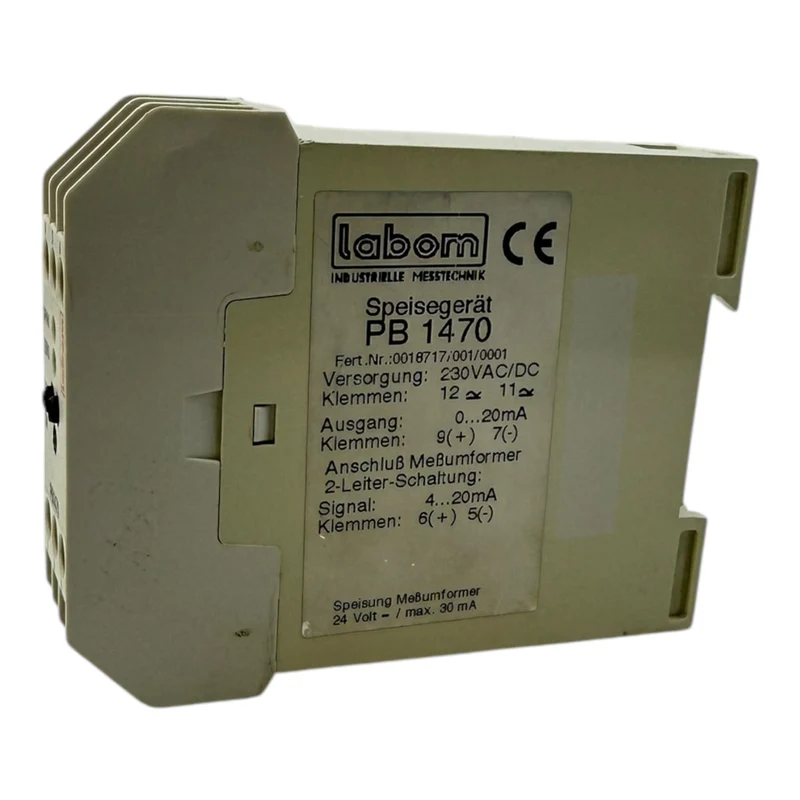 Labom PB1470 Meßumformer Speisegerät Labom PB1470 Meßumformer Speisegerät Labom
