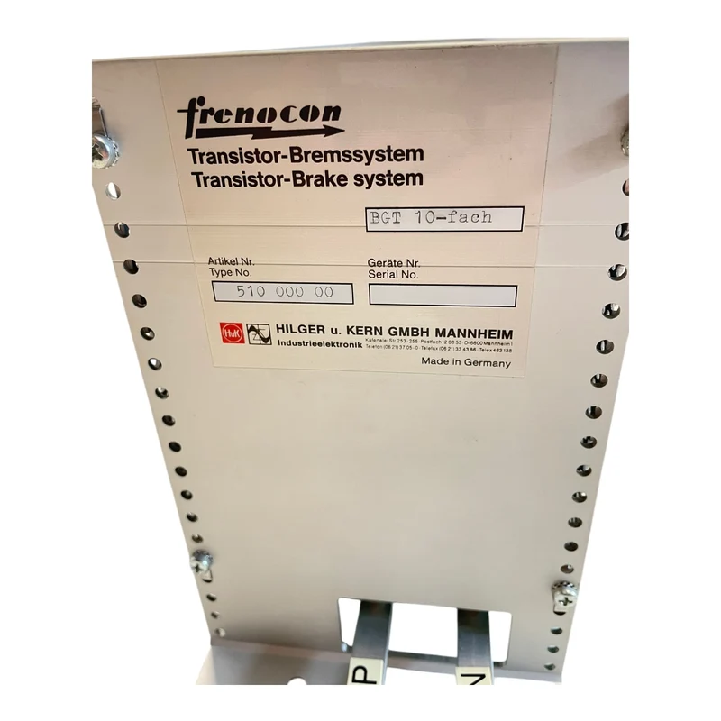 Frenocon 510 000 00 BGT 10-fach Transistor-Bremssystem für industriellen Einsatz