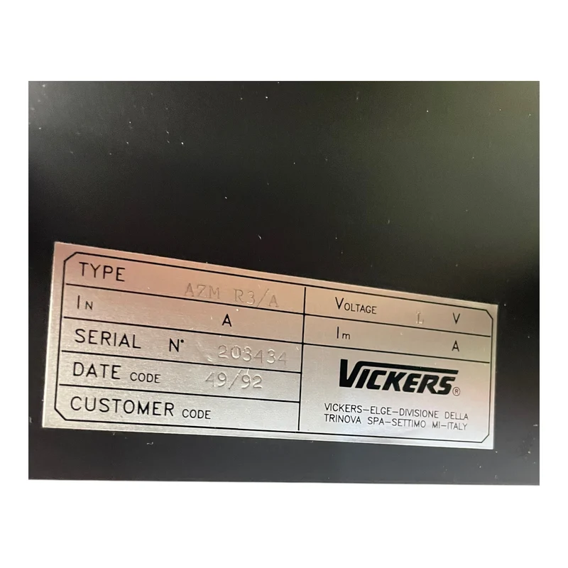 Vickers AZM R3/A Baugruppenträger Servocontroller für industriellen Einsatz