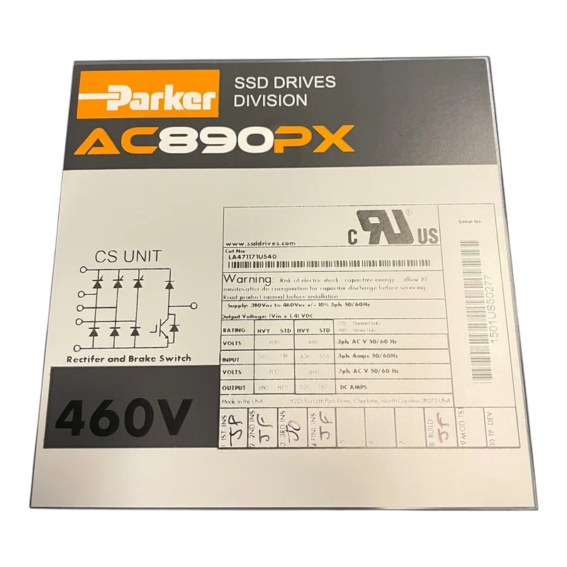 Parker AC890PX LA471171U540 CS Unit für industriellen Einsatz