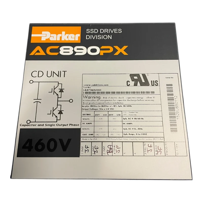 Parker AC890PX LA47116U540 CD Unit für industriellen Einsatz