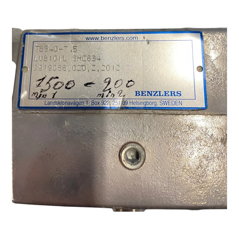 BENZLERS BS-40 Schneckenradgetriebe für industriellen Einsatz Getriebe